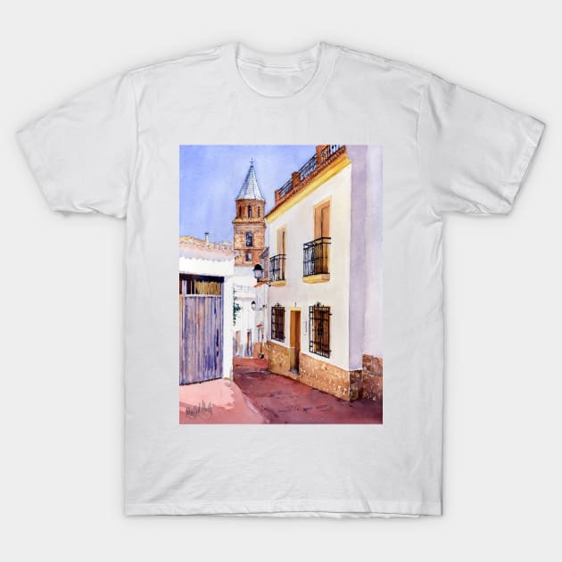 View of the church. Fondón T-Shirt by margaretmerry